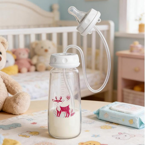 Hands-free Baby Feeding Bottle