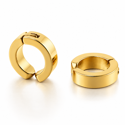 Non-Piercing Hoop Stud Earring For Men