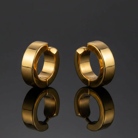 Non-Piercing Hoop Stud Earring For Men