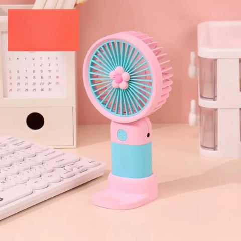 Ultra-Cool Mini Handheld Fan – Powerful Rechargeable Portable Fan with Strong Airflow & Long Battery Life