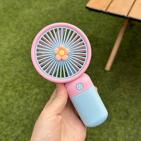 Ultra-Cool Mini Handheld Fan – Powerful Rechargeable Portable Fan with Strong Airflow & Long Battery Life