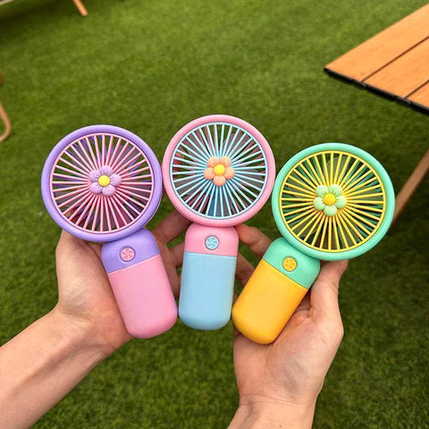 Ultra-Cool Mini Handheld Fan – Powerful Rechargeable Portable Fan with Strong Airflow & Long Battery Life