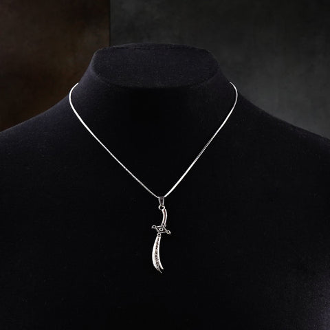 Silver Zulfiqar Necklace Pendant